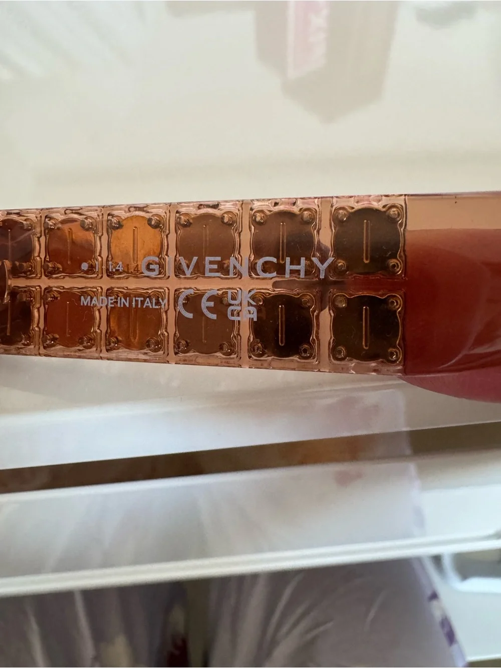 Givenchy Brown Crystal-Embellished Cat-Eye Sunglasses